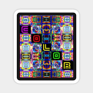 Color Grid Version 2 Magnet