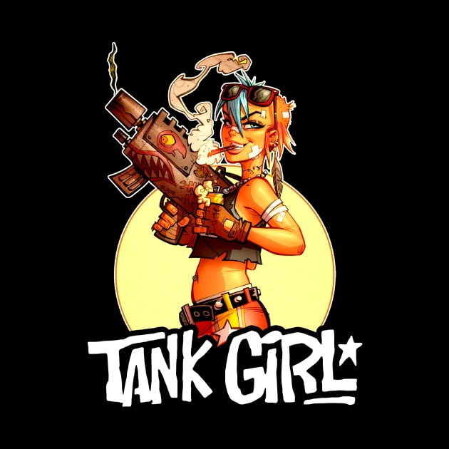 Tank Girl (Black Print) by Nerdology