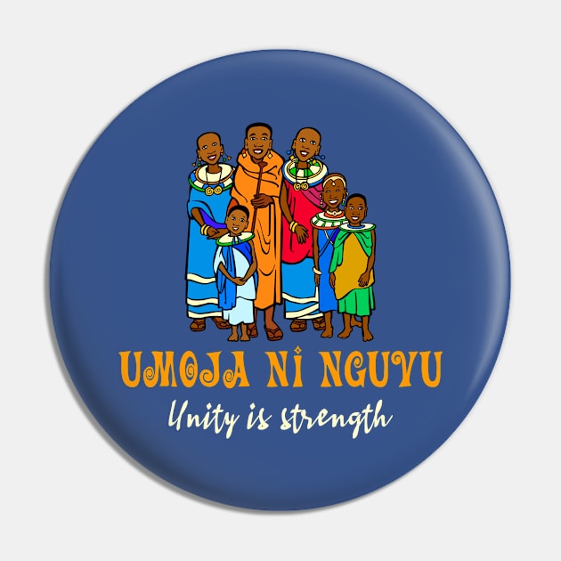 Umoja Ni Nguvu – Unity Is Strength Pin by funfun