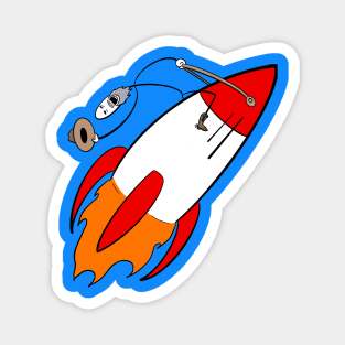 Space Cowboy Magnet