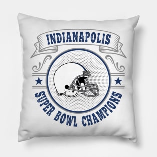 Indianapolis Super Bowl Champions Pillow