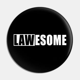 Law - Lawesome Pin