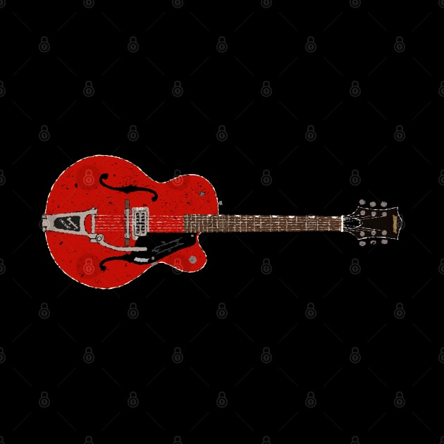 Chet Atkins Gretsch Tennessean Red Guitar by Daniel Cash Guitar