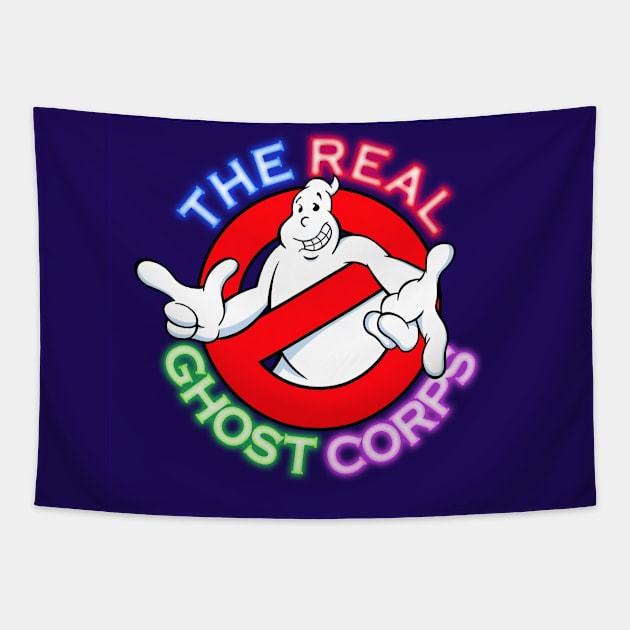 THE REAL GHOST CORPS - NEON Tapestry by ECTO7.Com