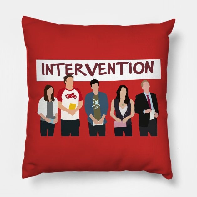 INTERVENTION Pillow by rattraptees