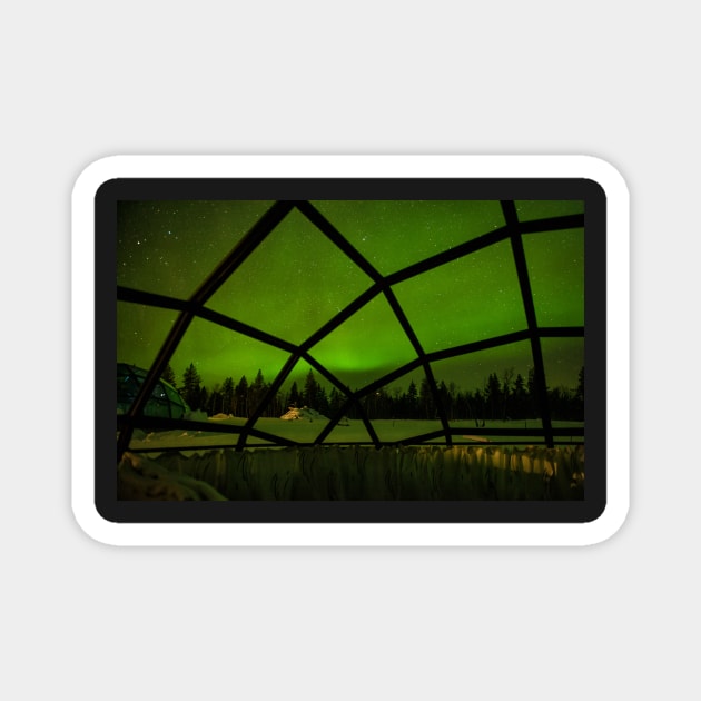 Inside the Glass Igloo Magnet by krepsher