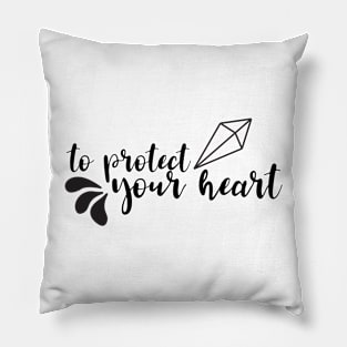 Camsten "To Protect Your Heart" Pillow