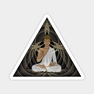 Buddha in the Energy Pyramid Magnet