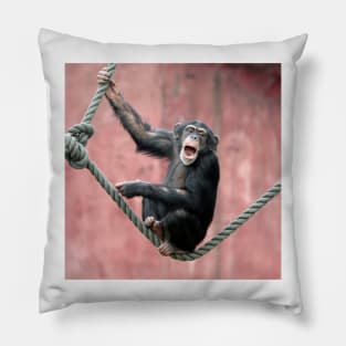 Chimpanzee 004 Pillow