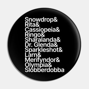 Bingo of Many Names Pin