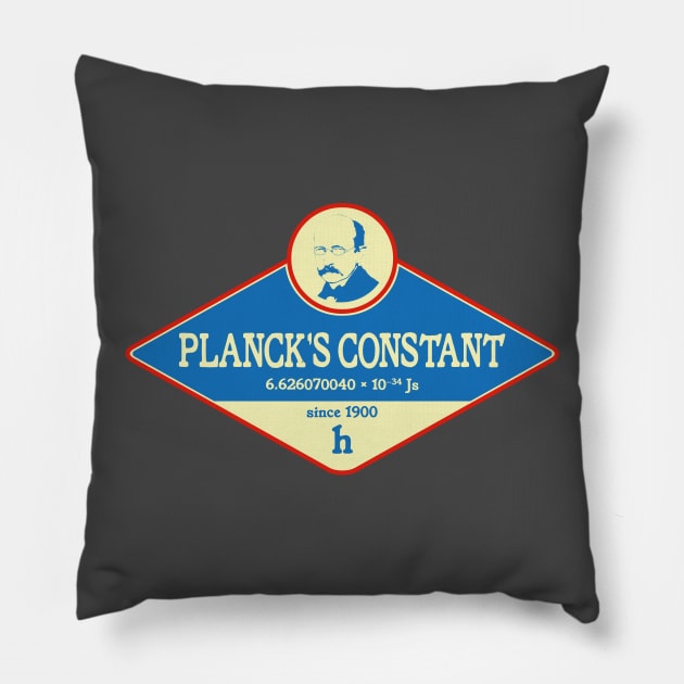 Planck's Constant Pillow by acrossTPB