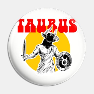 Taurus Zodiac Pin