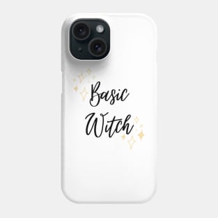 Basic Witch Halloween Cute Minimalistic Graphic Design Stars Cute Phone Case