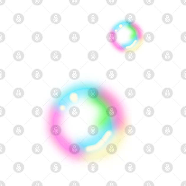 Colorful Bubbles by Usagicollection