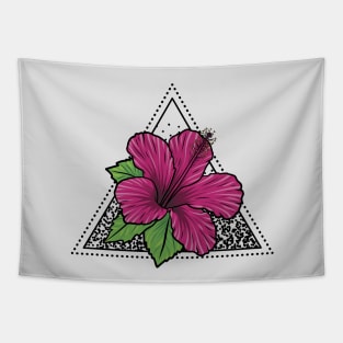 Tropical Hibiscus Flora Tapestry