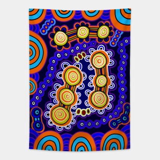 Aboriginal Art - Yugarabul Gathering Tapestry