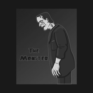 The Monster- Black and Gray T-Shirt