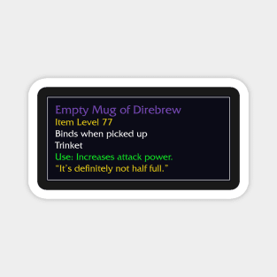 Empty Mug of Direbrew Magnet