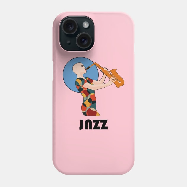 Jazz Phone Case by Womens Art Store