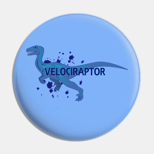 Velociraptor Pin