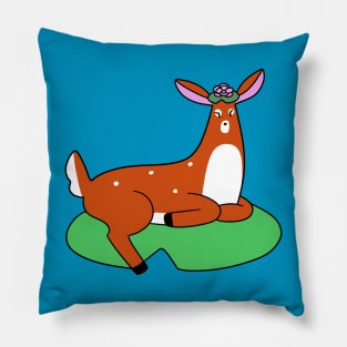 Lilypad Deer Pillow