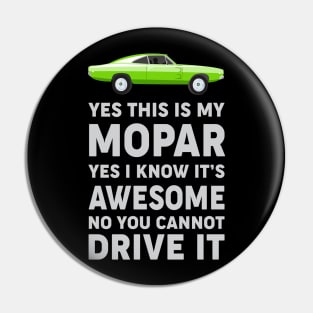 Yes this is my Mopar Pin