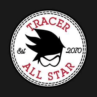 Tracer Overwatch All Star Converse T-Shirt