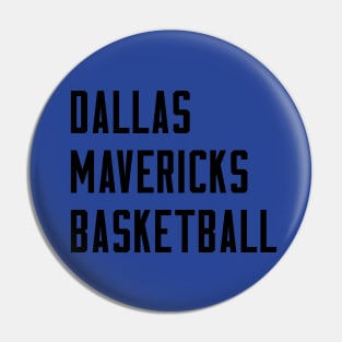 Dallas Mavericks Pin