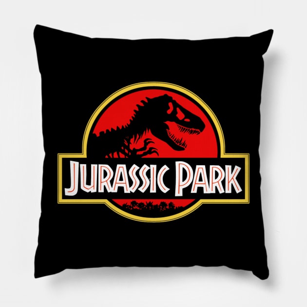 Jurrasic Park Pillow by GlassbyDebbie