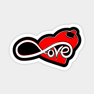 Love heart infinity Magnet