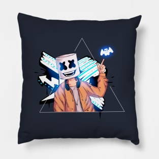 Marshmello Smile Music Party Pillow