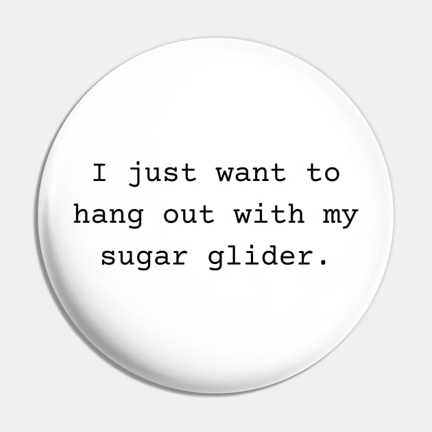 I want to be with my sugar glider Pin by Sloth Station