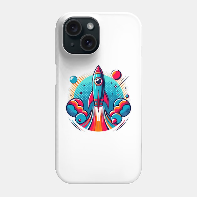 ROCKET Phone Case by Vehicles-Art