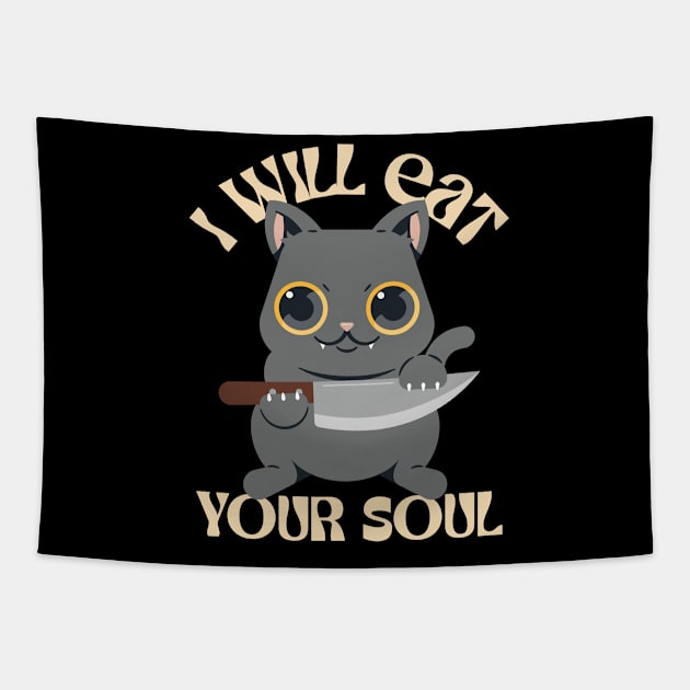 I Will Eat Your Soul Tapestry by CANVAZSHOP