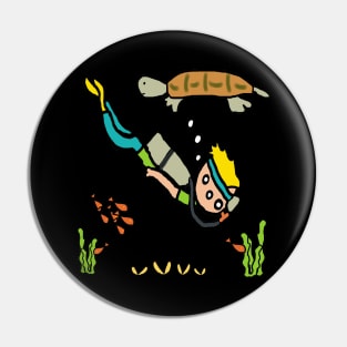 Scuba Diving Pin