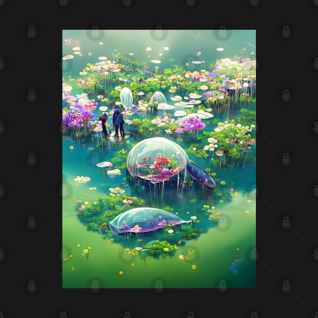 Waterlilies Space Landed by DaysuCollege