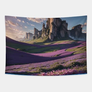 Purple Land Tapestry