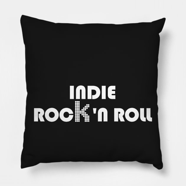 Indie rock'n roll Pillow by alened