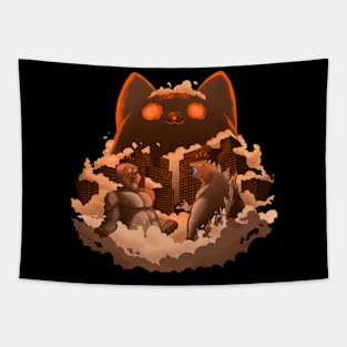 King Meowzilla Tapestry