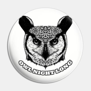 Owl Night Long Pin