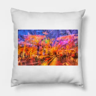 Bremen; Germany; Slaughter; Battle magic; Christmas Market; abstract Pillow