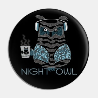 Night Owl Pin