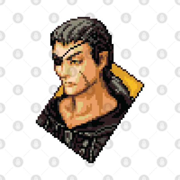 Organization XIII Xigbar Pixel Art by inotyler