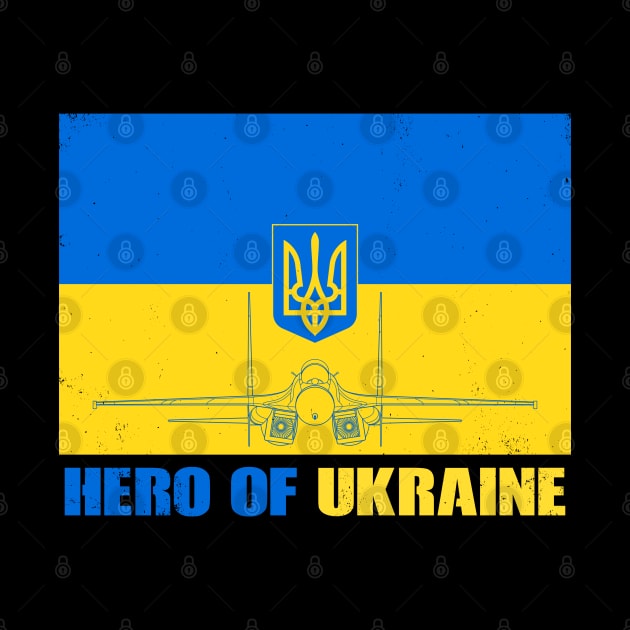 Ghost of Kyiv Hero of Ukraine by NicGrayTees