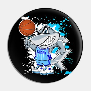 SHARK BASKETBALL Pin