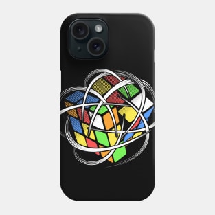 Speedcube - Rubik's Cube Inspired Design for people who know How to Solve a Rubik's Cube Phone Case