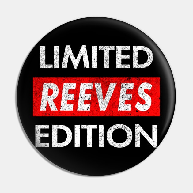 Reeves Pin by Ban Guns Not Books- Typography fullcolor