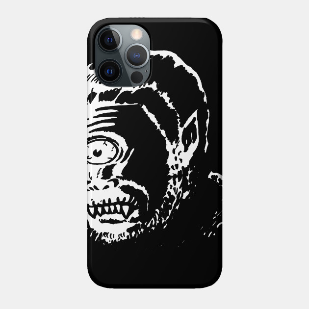 Retro Cyclops (white) - Monster - Phone Case