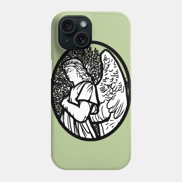 Stone Angel Phone Case by Bits