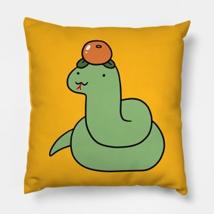 Orange Fruit Snake Pillow